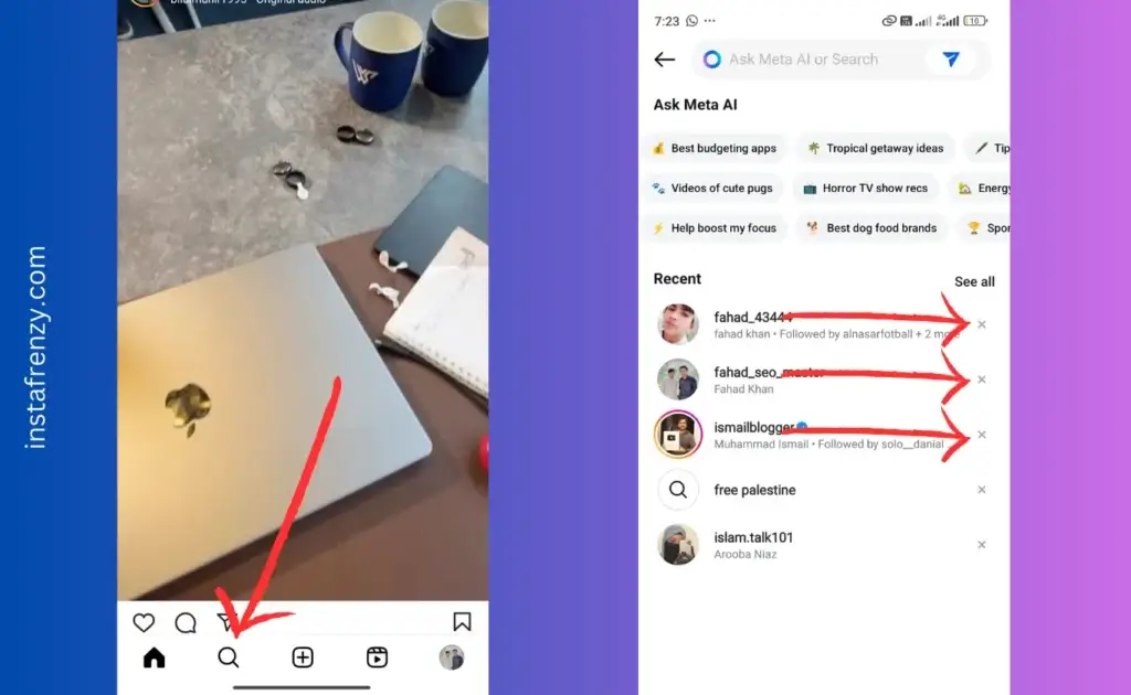 How to Clear Instagram Search Suggestions: Delete Specific Ones