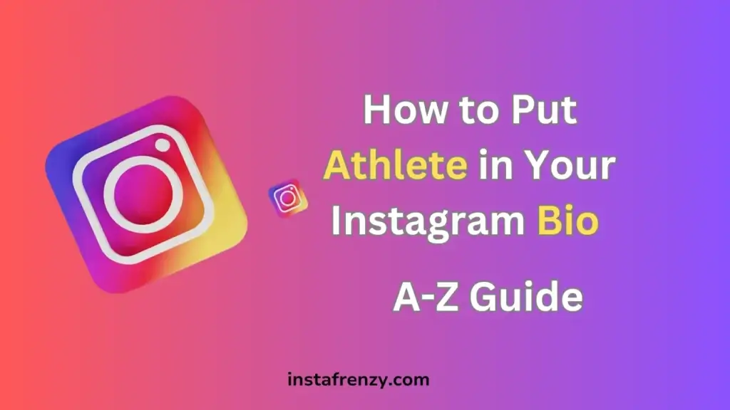 How to Put Athlete in Your Instagram Bio