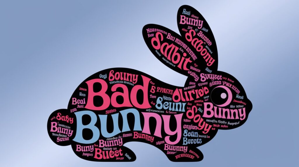 a word cloud in the shape of a rabbit silhouette f pUBPMPi Qvap65BKdVjKLA BEML QPIRxeJLtouJlJqWA